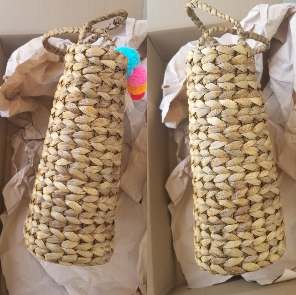 Handcrafted woven insulated beach bag - Picture 7 of 8